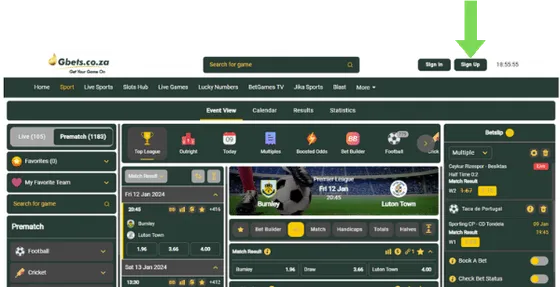 Gbets registration 