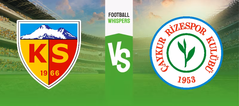 Kayserispor vs Caykur Rizespor prediction 