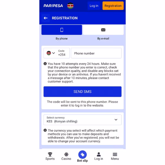 Paripesa site