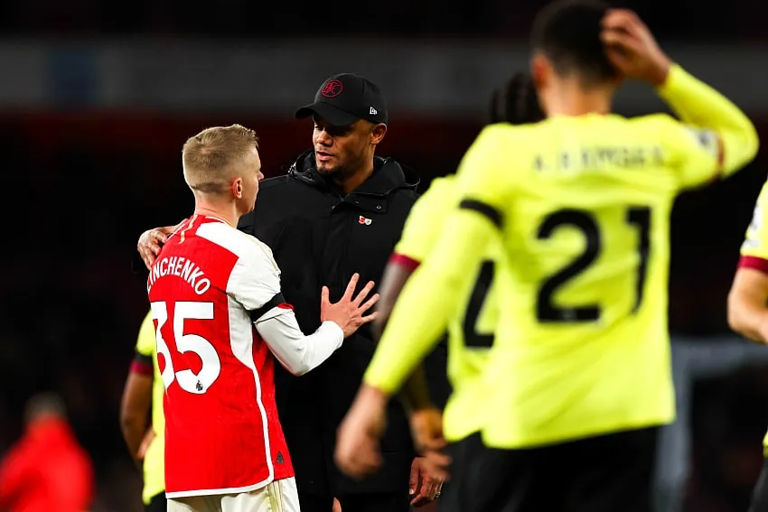 Vincent Kompany could make Zinchenko to Bayern happen