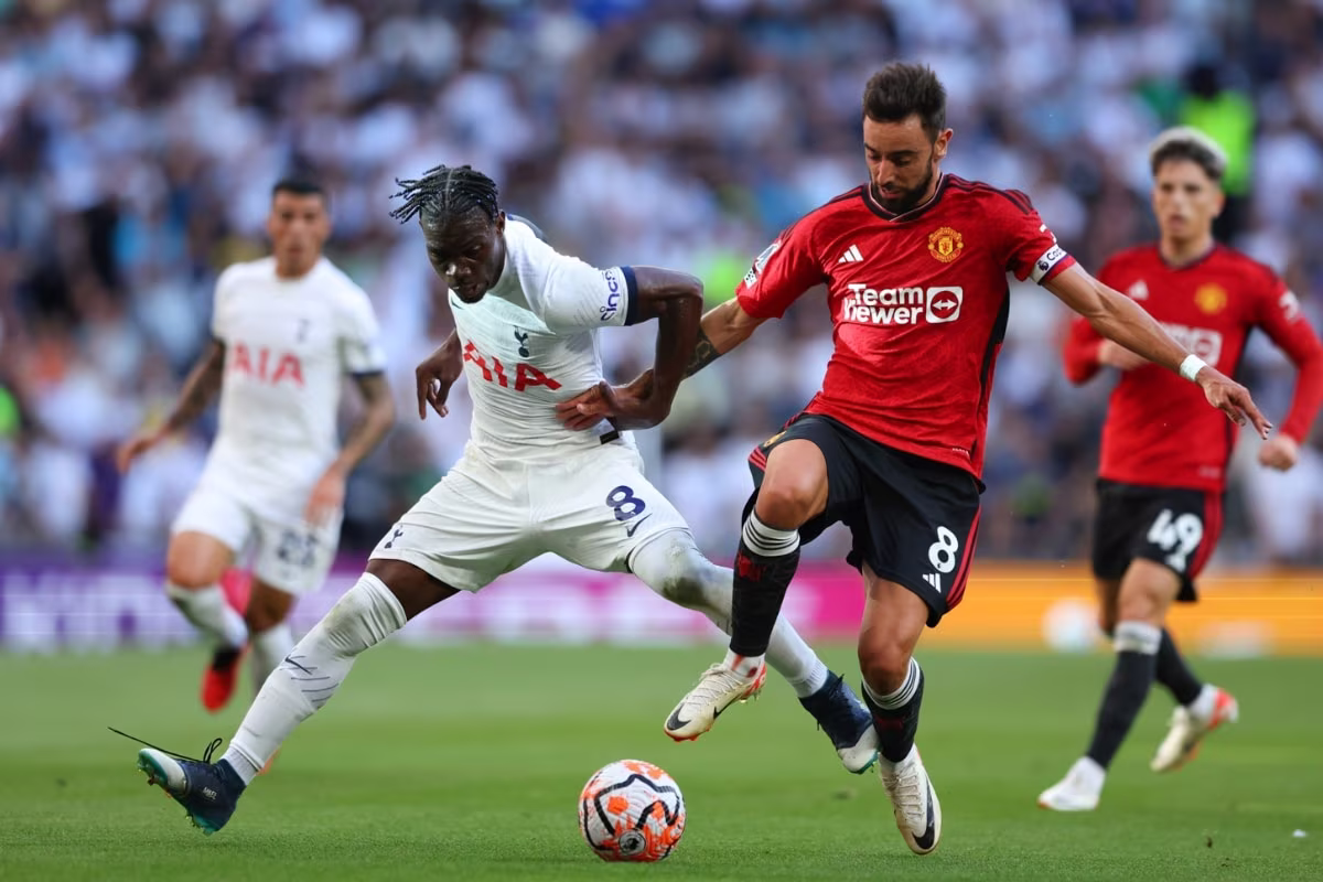 Man Utd v Tottenham last five H2Hs