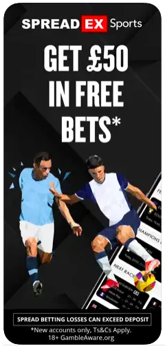 Image of the Spreadex app welcome bonus.