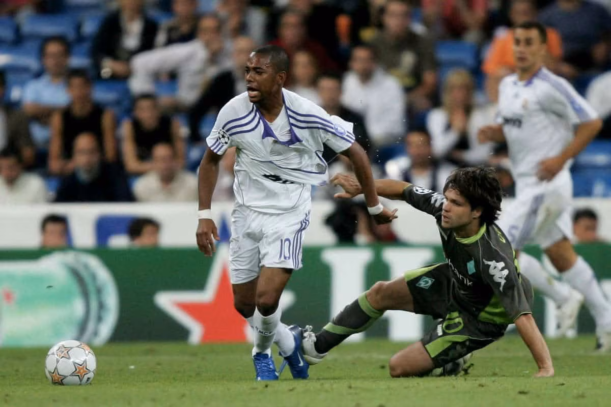 Robinho in action for Real Madrid
