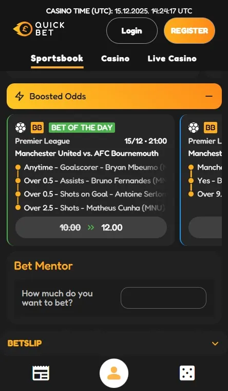 Fancy a QuickBet_ Welcome to our UK sportsbook with boosted odds and acca bonuses.