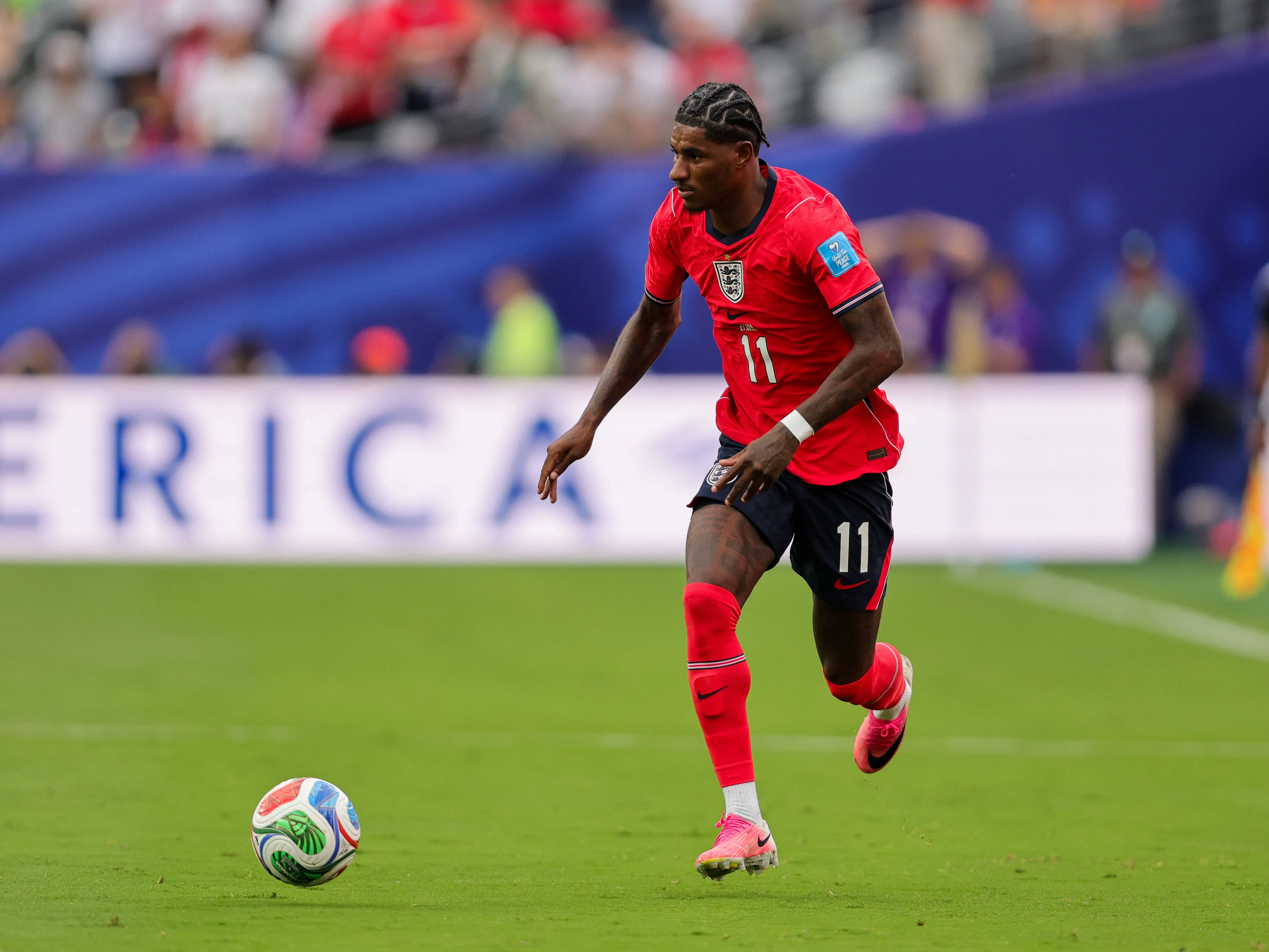 England winger Marcus Rashford