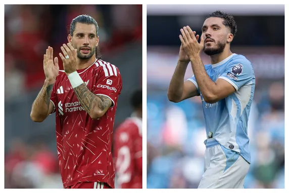 Liverpool vs Man City: How Dominik Szoboszlai and Rayan Cherki compare before Premier League clash
