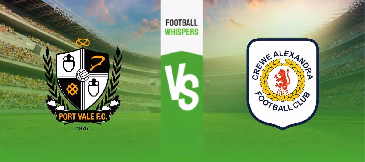 Port Vale vs Crewe prediction