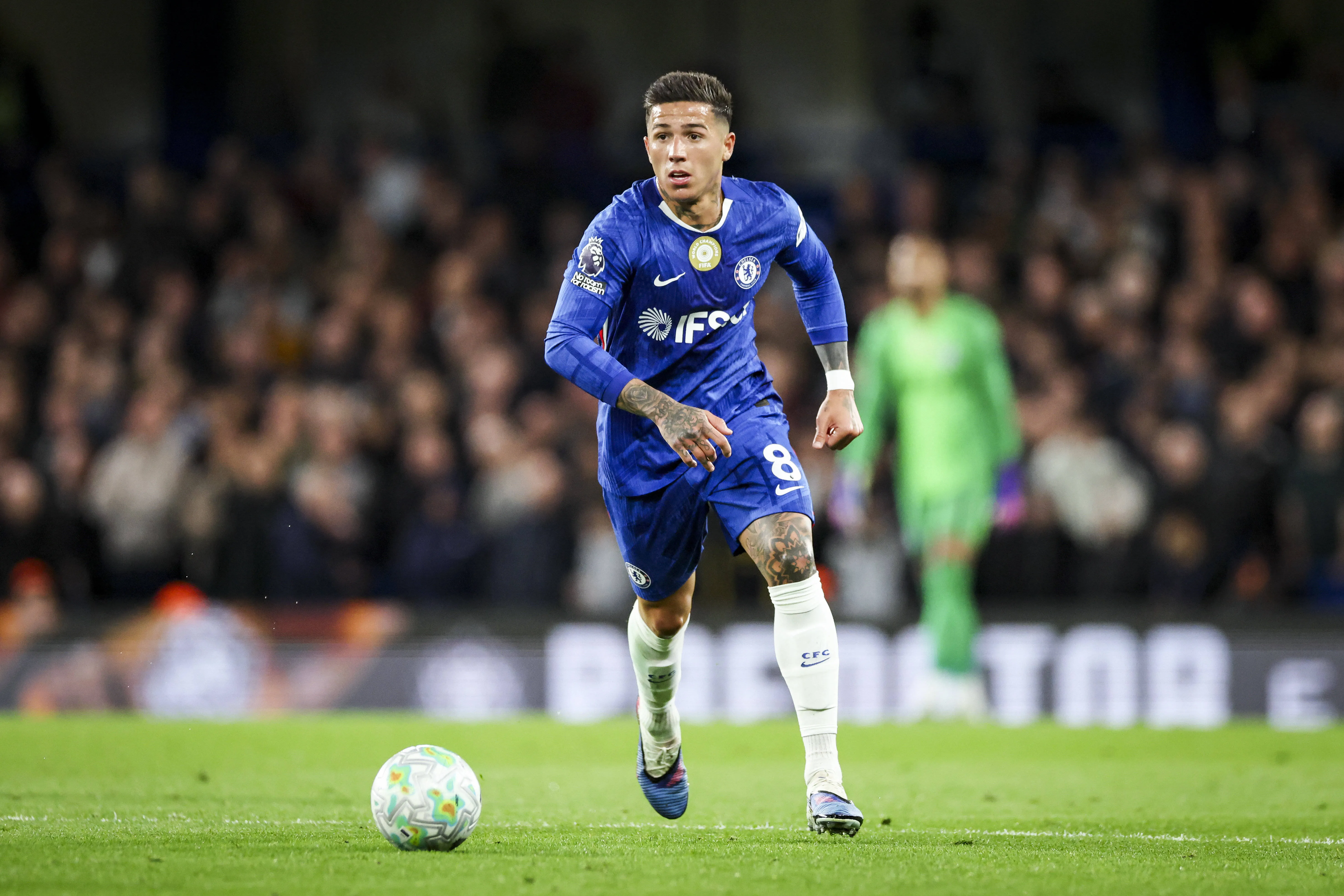 Chelsea midfielder Enzo Fernandez