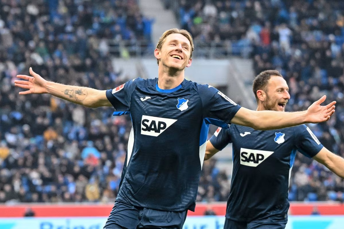 Wouter Burger in action for Hoffenheim