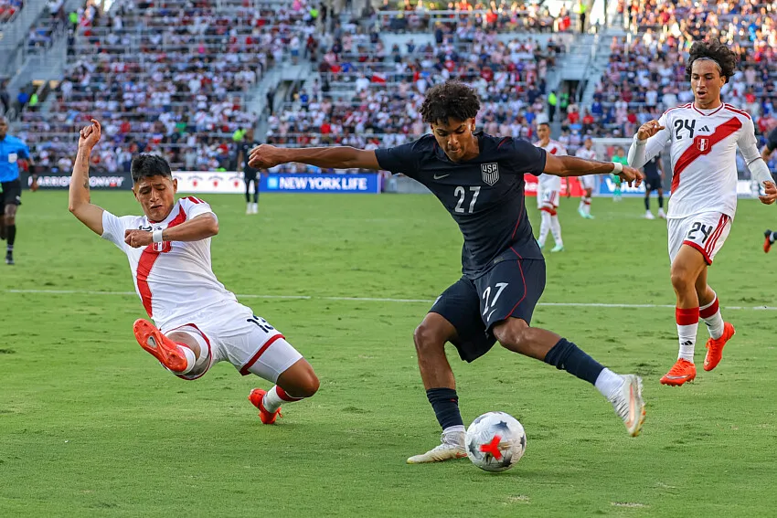 United States midfielder Mathis Albert