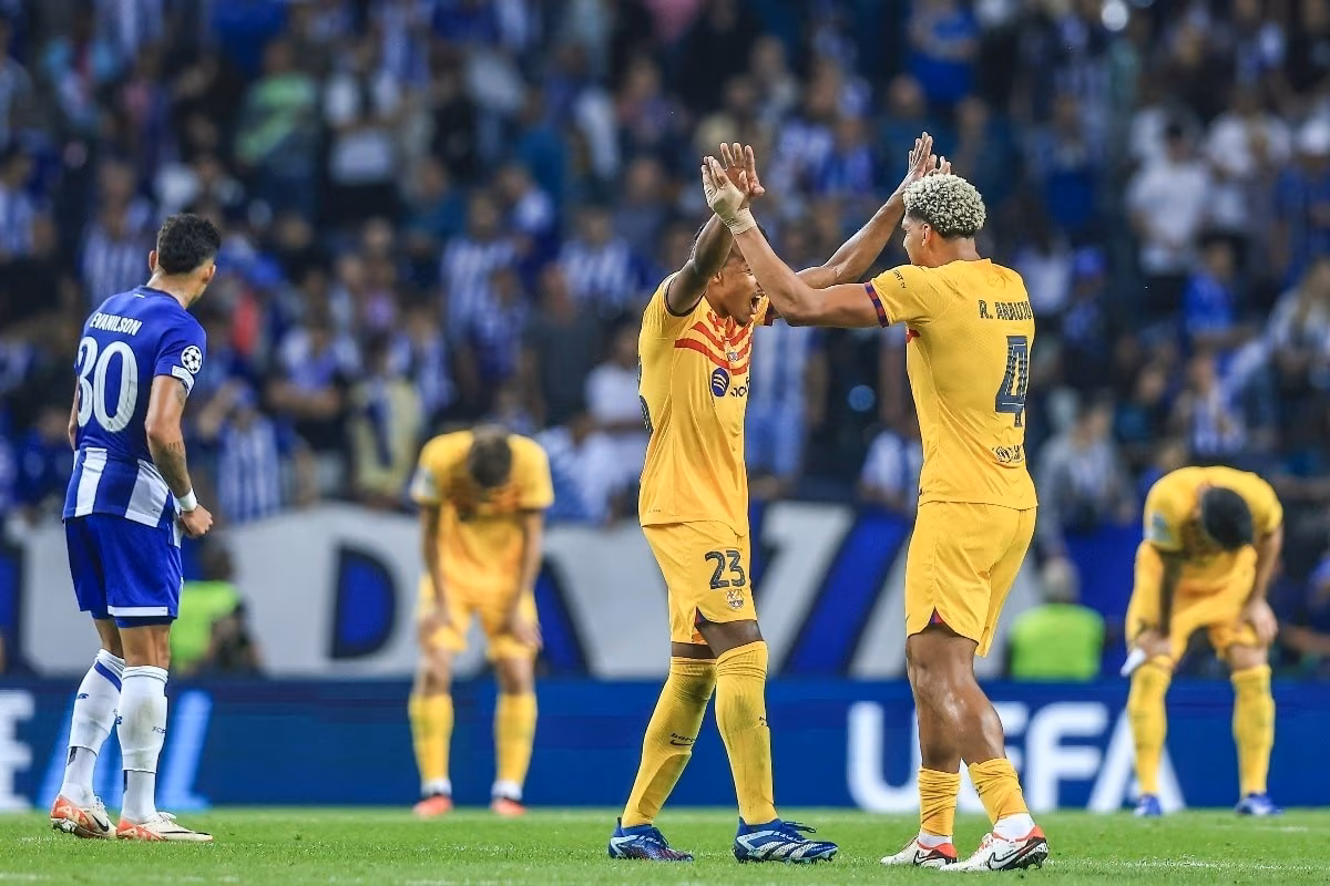 Barcelona vs Porto last five H2Hs