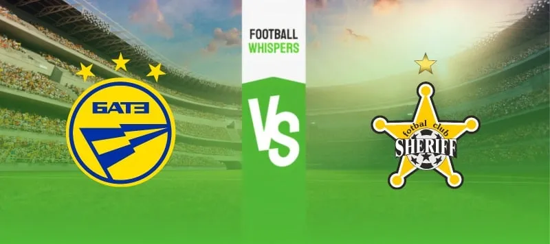 BATE Borisov vs Sheriff Tiraspol prediction