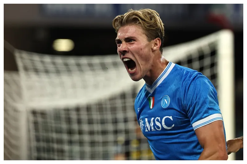 Rasmus Hojlund celebrating || CreditIMAGO / LaPresse