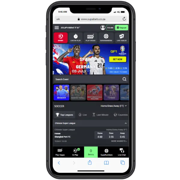 Install Supabets app on iOS
