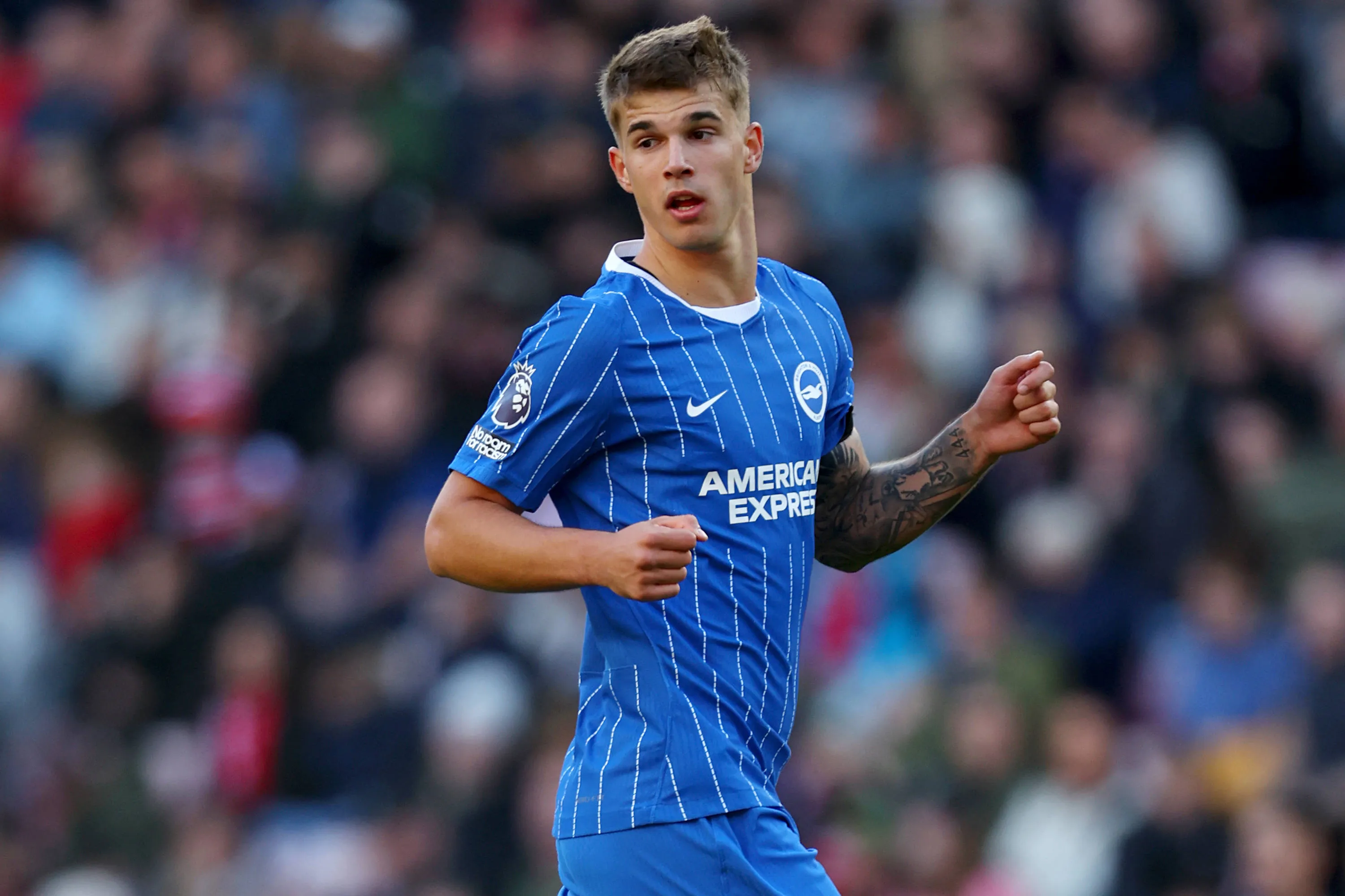 Luka Vuskovic of Brighton and Hove Albion
