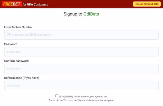 ODIbets Referral Code