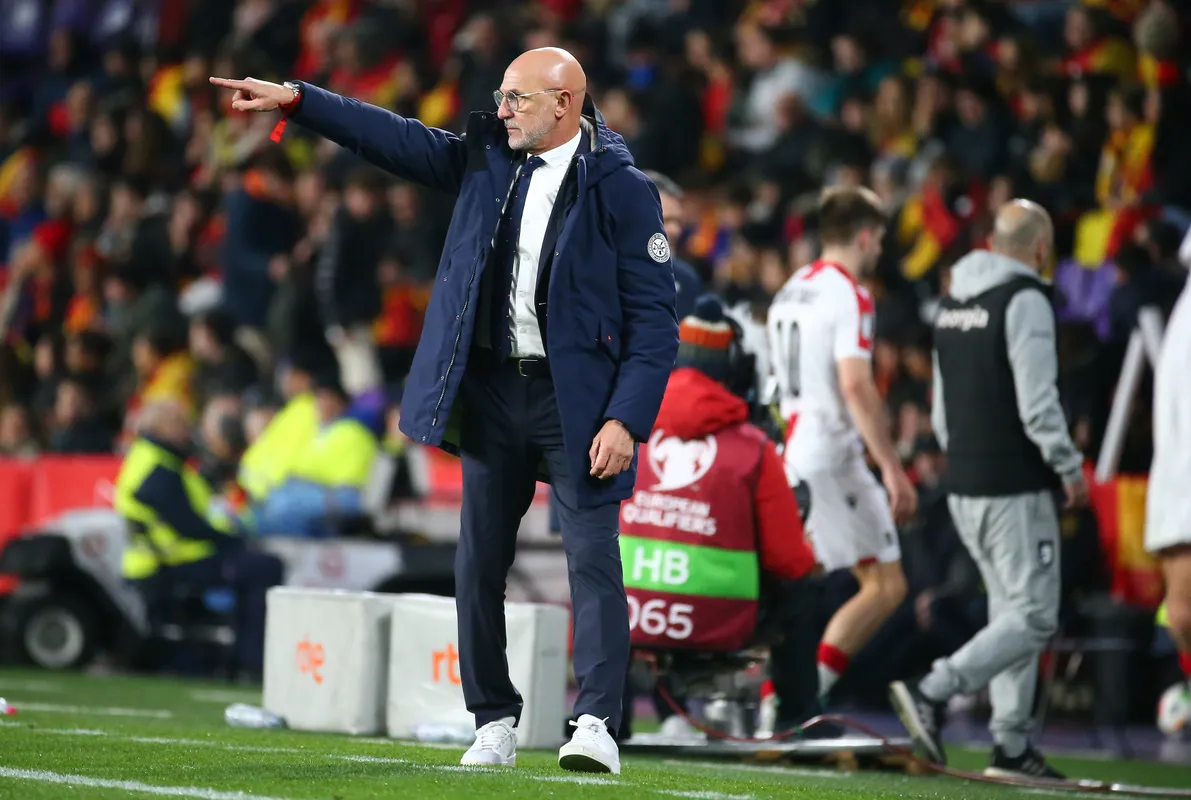 Luis de la Fuente headcoach of Spain