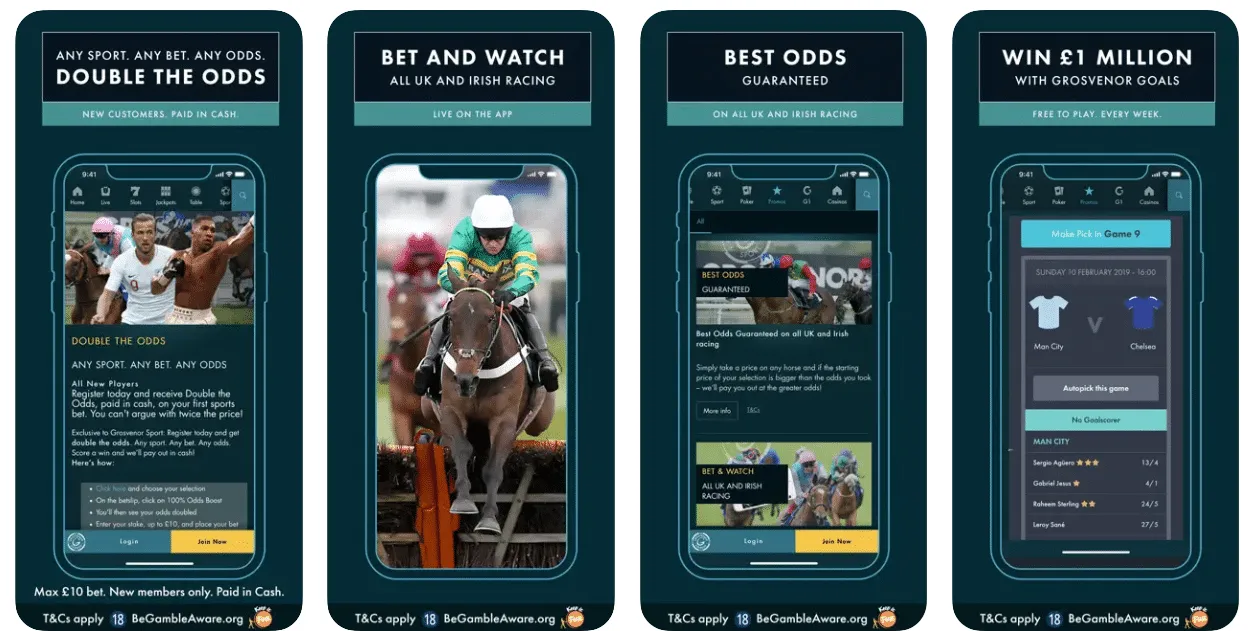 Grosvenor sports betting app