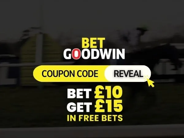 BetGoodwin coupon code 2026: Get &pound;15 in free bets