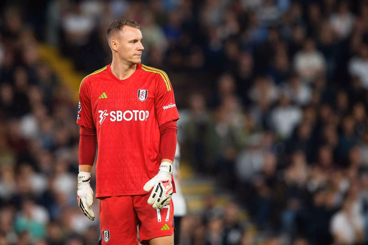 Goalkeeper Bernd Leno of Fulham 