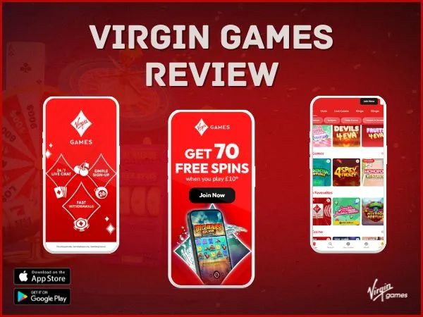 Virgin Games review 2026: free spins welcome bonus, games, customer ratings & app guide