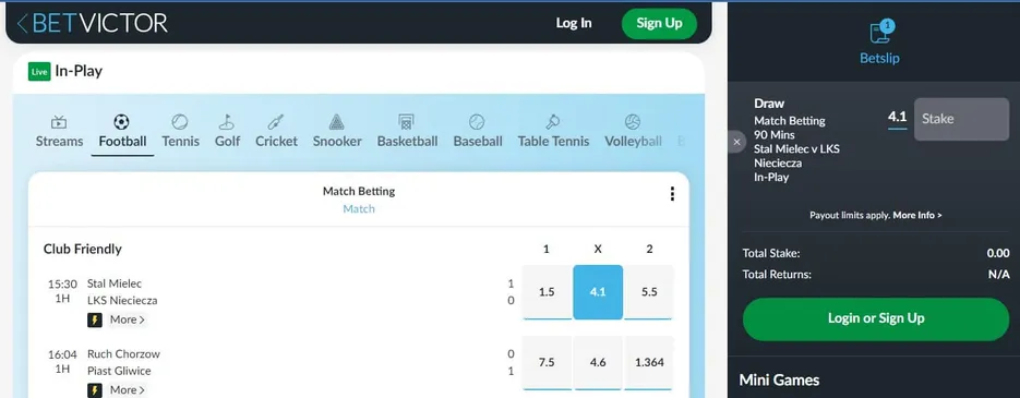 betvictor how to cash out 