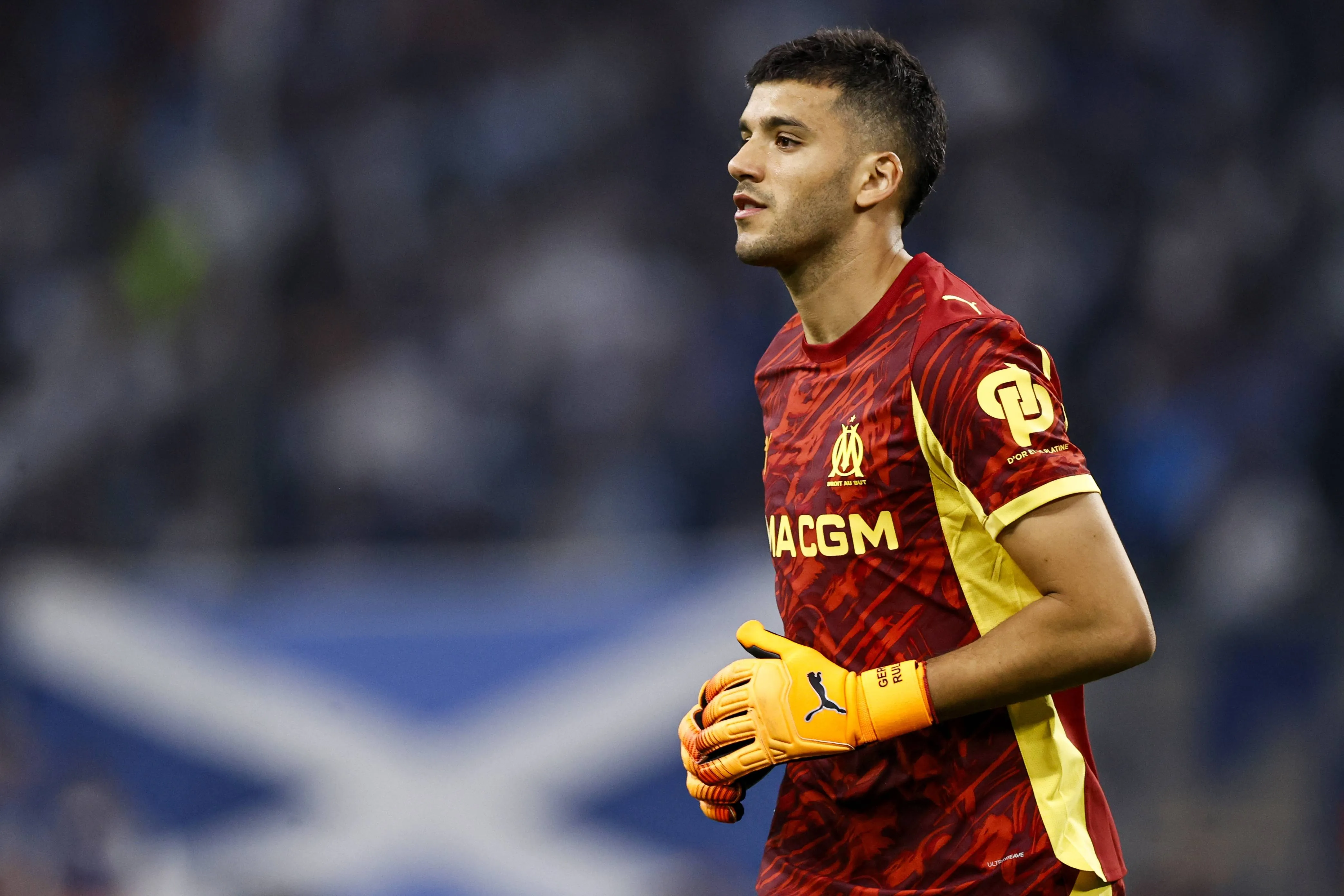 Marseille goalkeeper Geronimo Rulli