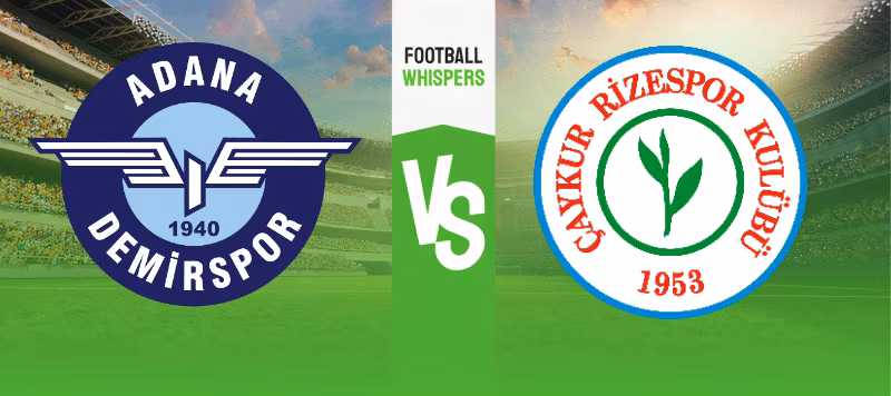 Adana Demirspor vs Caykur Rizespor prediction 