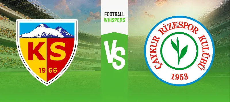 Kayserispor vs Caykur Rizespor prediction 