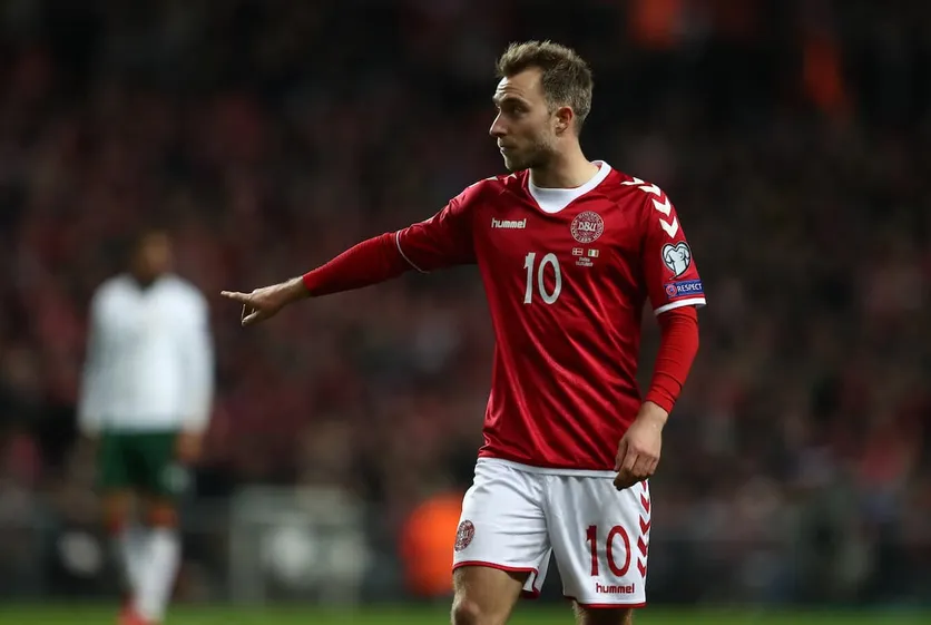Denmark midfielder Christian Eriksen