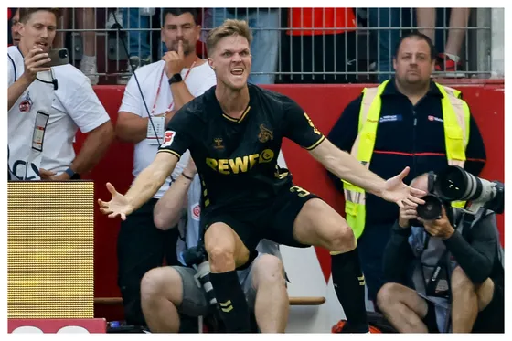 Marius Bulter celebration || Credit - Imago