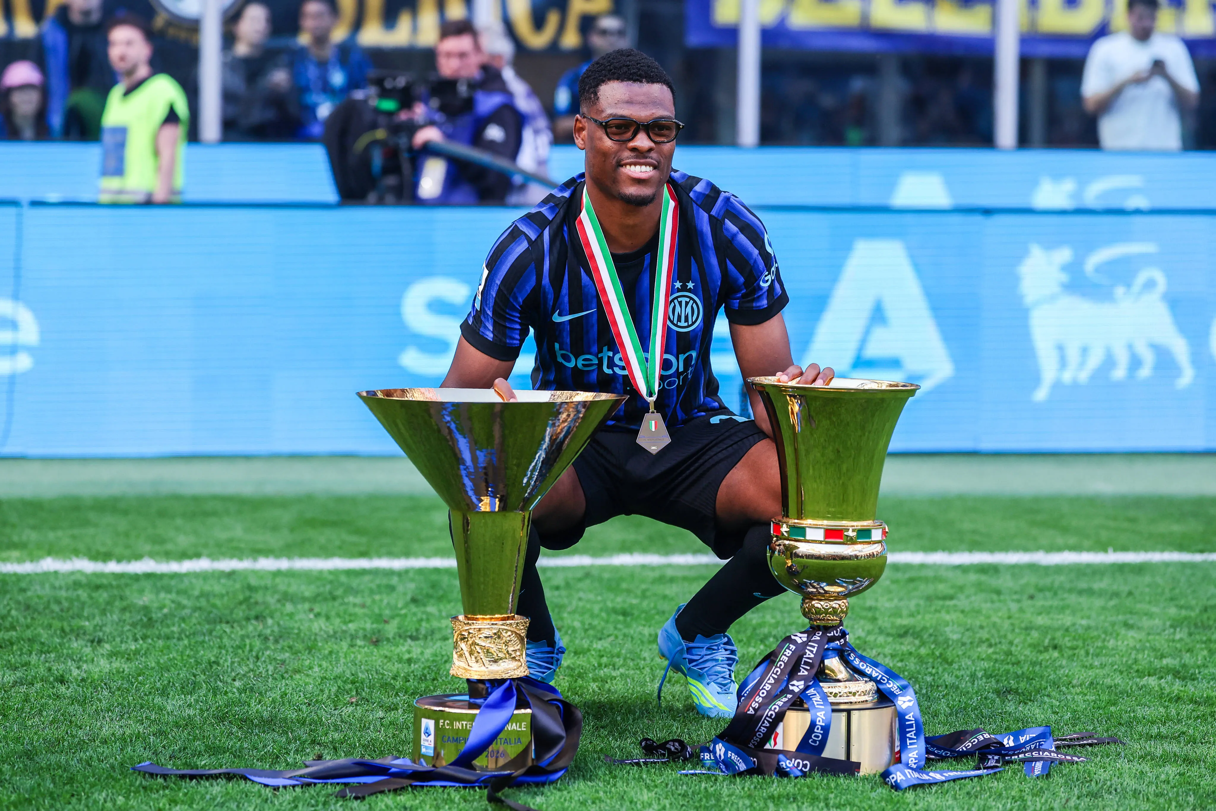 Denzel Dumfries of Inter Milan