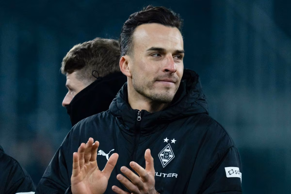 Borussia Monchengladbach striker Haris Tabakovic pictured in action
