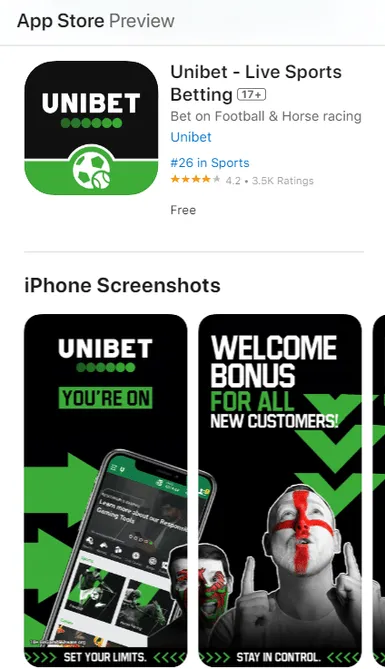 apple app store unibet download