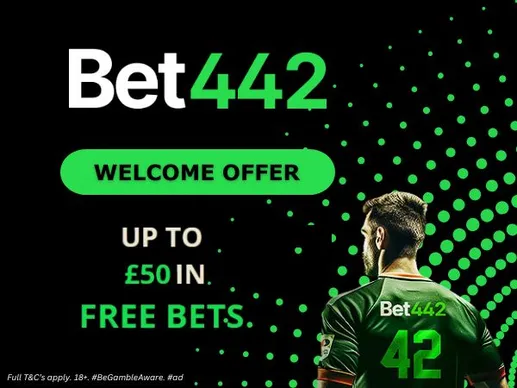Bet442 sign up offer: Get up to &pound;50 in free bets in April 2026