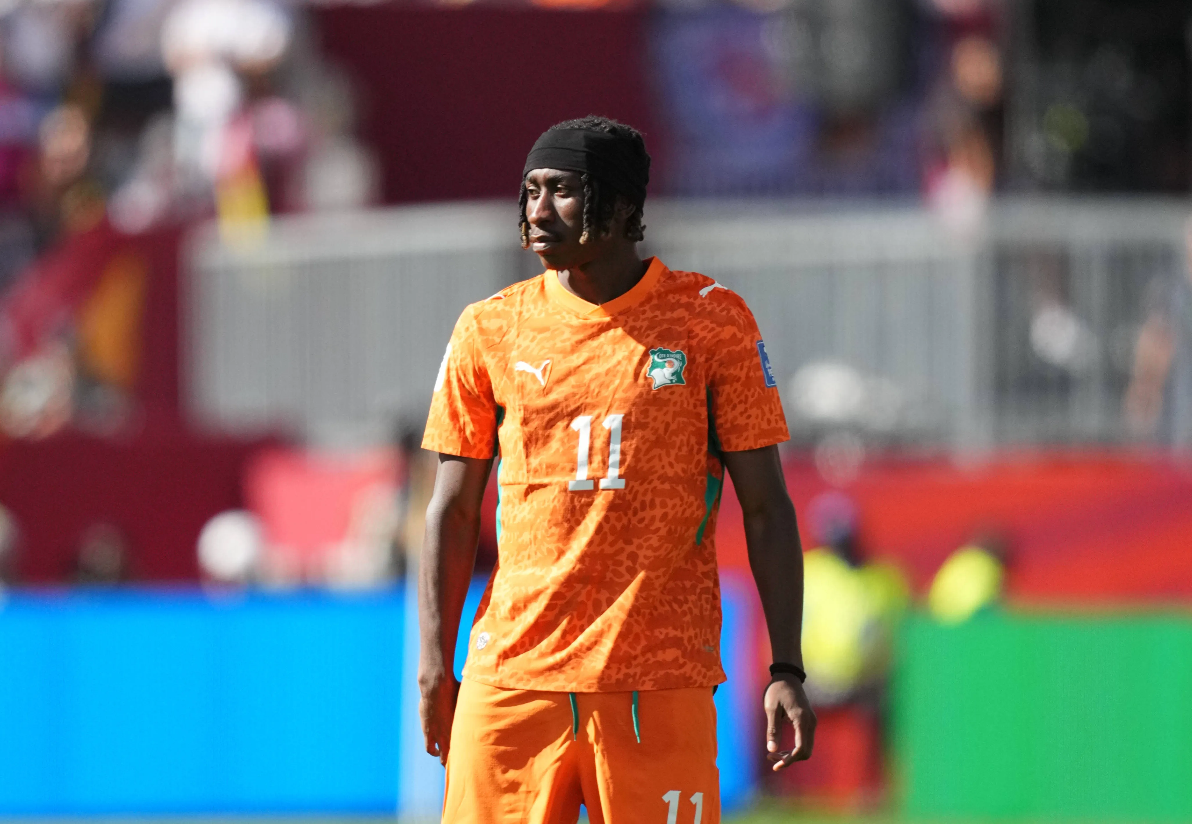 Yan Diomande of Ivory Coast