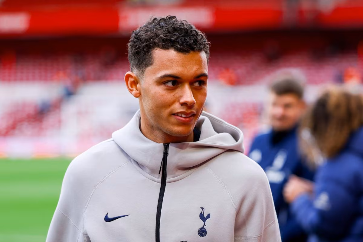 Tottenham winger Brennan Johnson