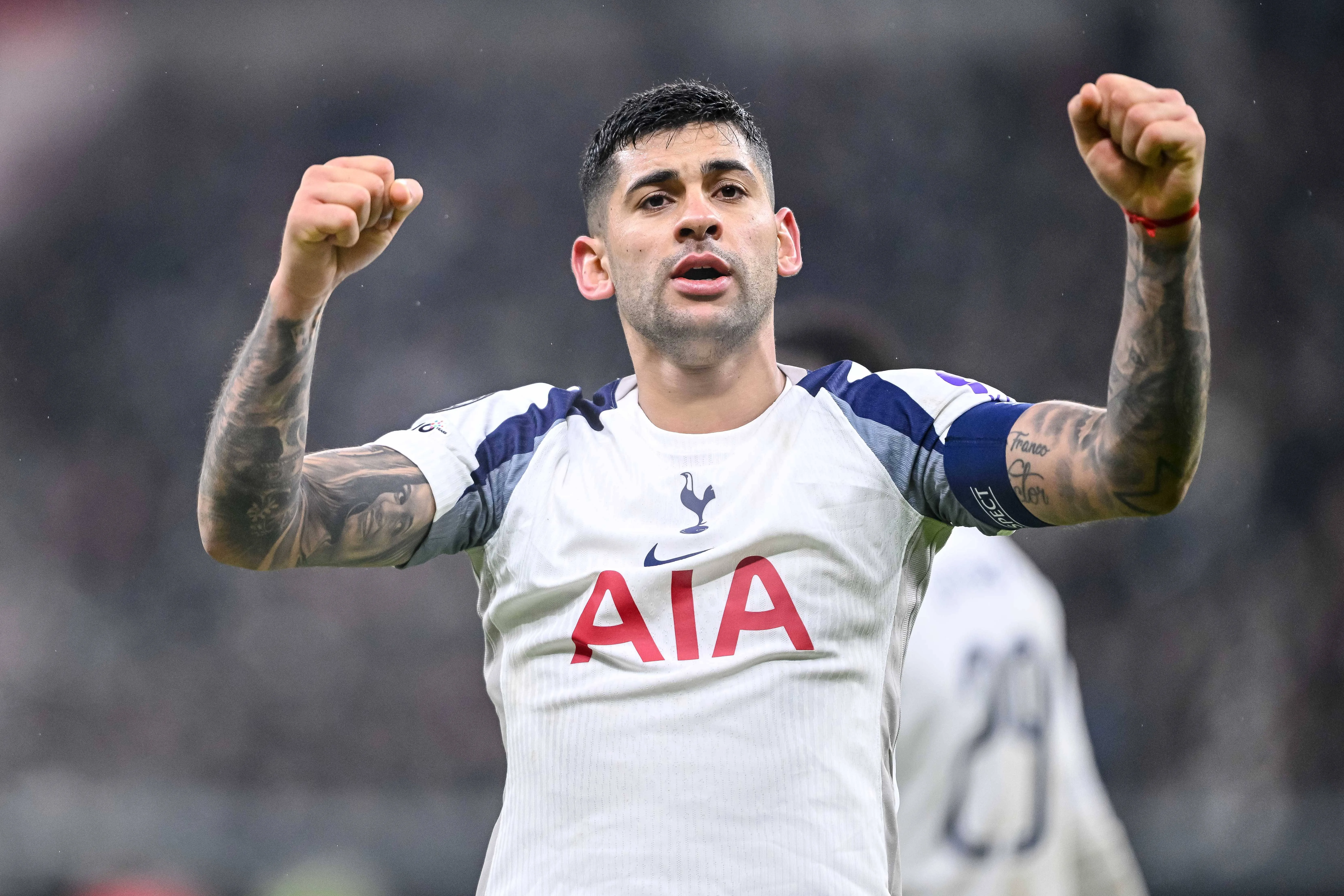 Spurs captain Cristian Romero
