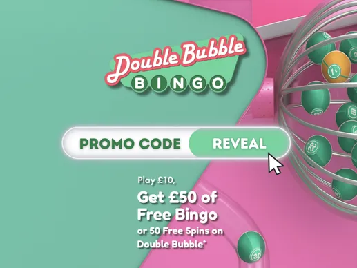 Double Bubble Bingo promo code 2026: Get 50 free spins or &pound;50 bingo bonus