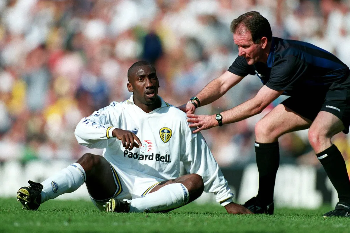 Leeds United's Jimmy Floyd Hasselbaink.