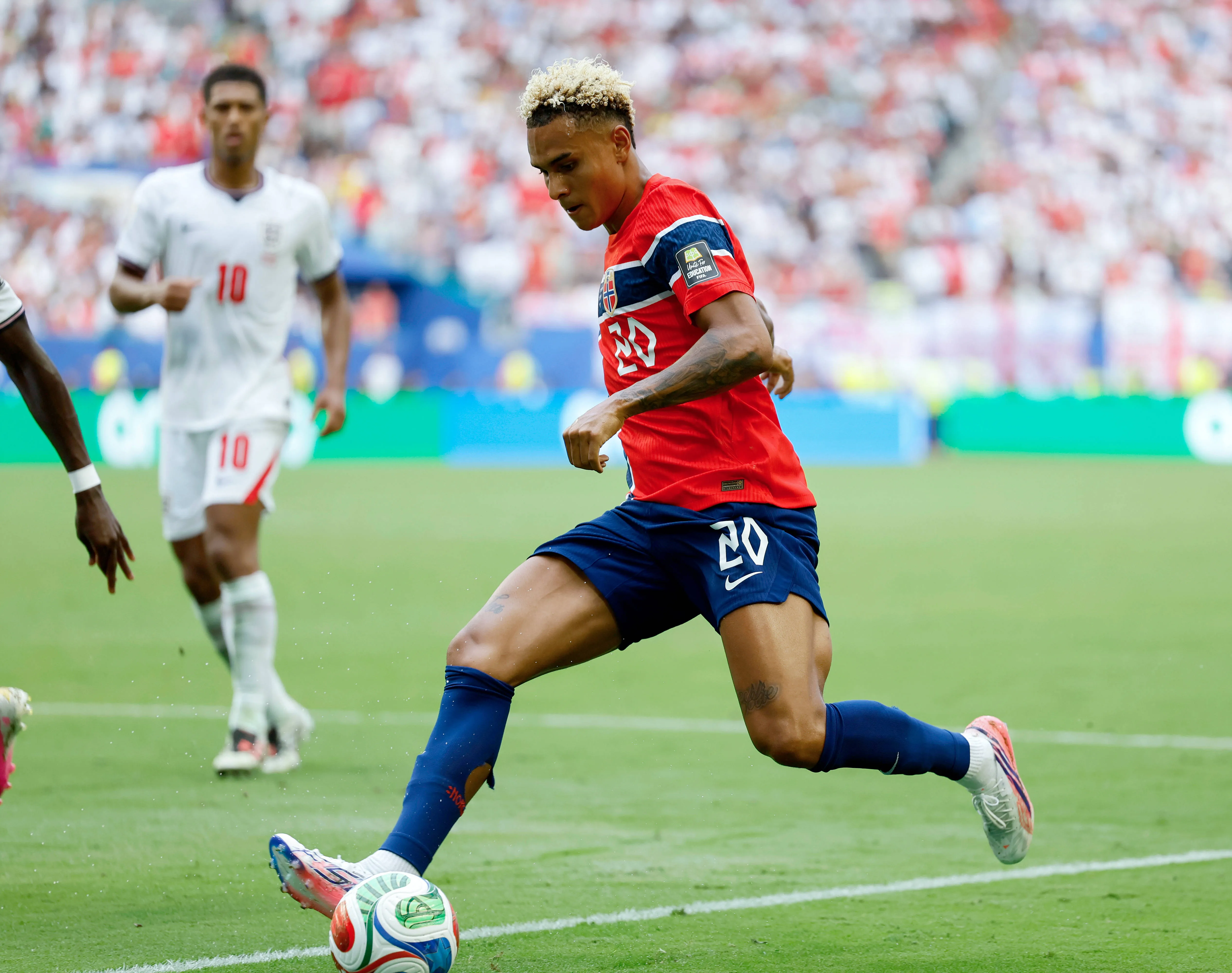 Antonio Nusa of Norway