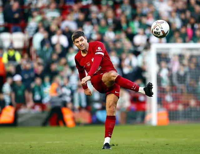 Steven Gerrard played his part in the excellent Liverpool penalty record in cup finals