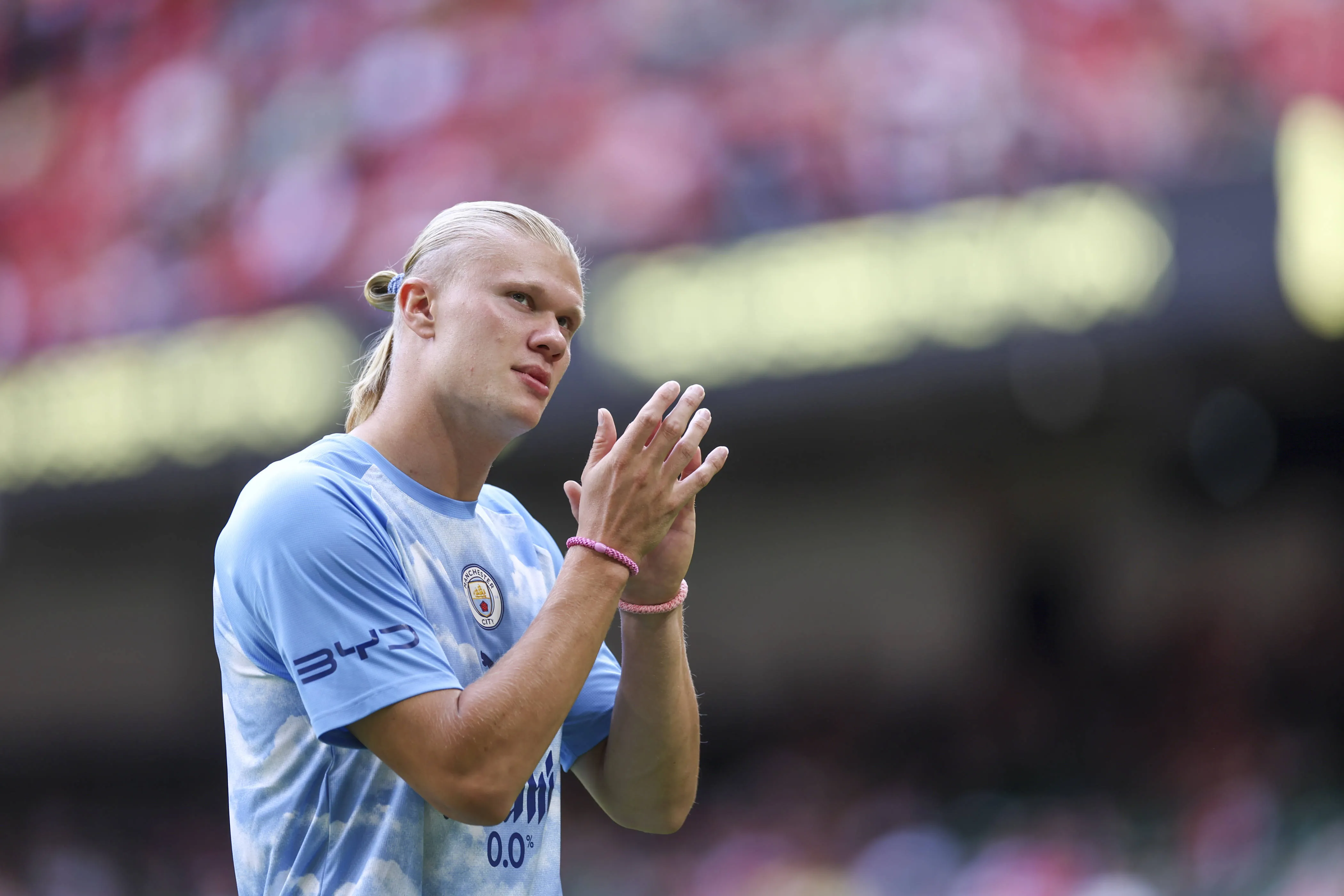 Erling Haaland of Manchester City is the Premier League's highest-paid player