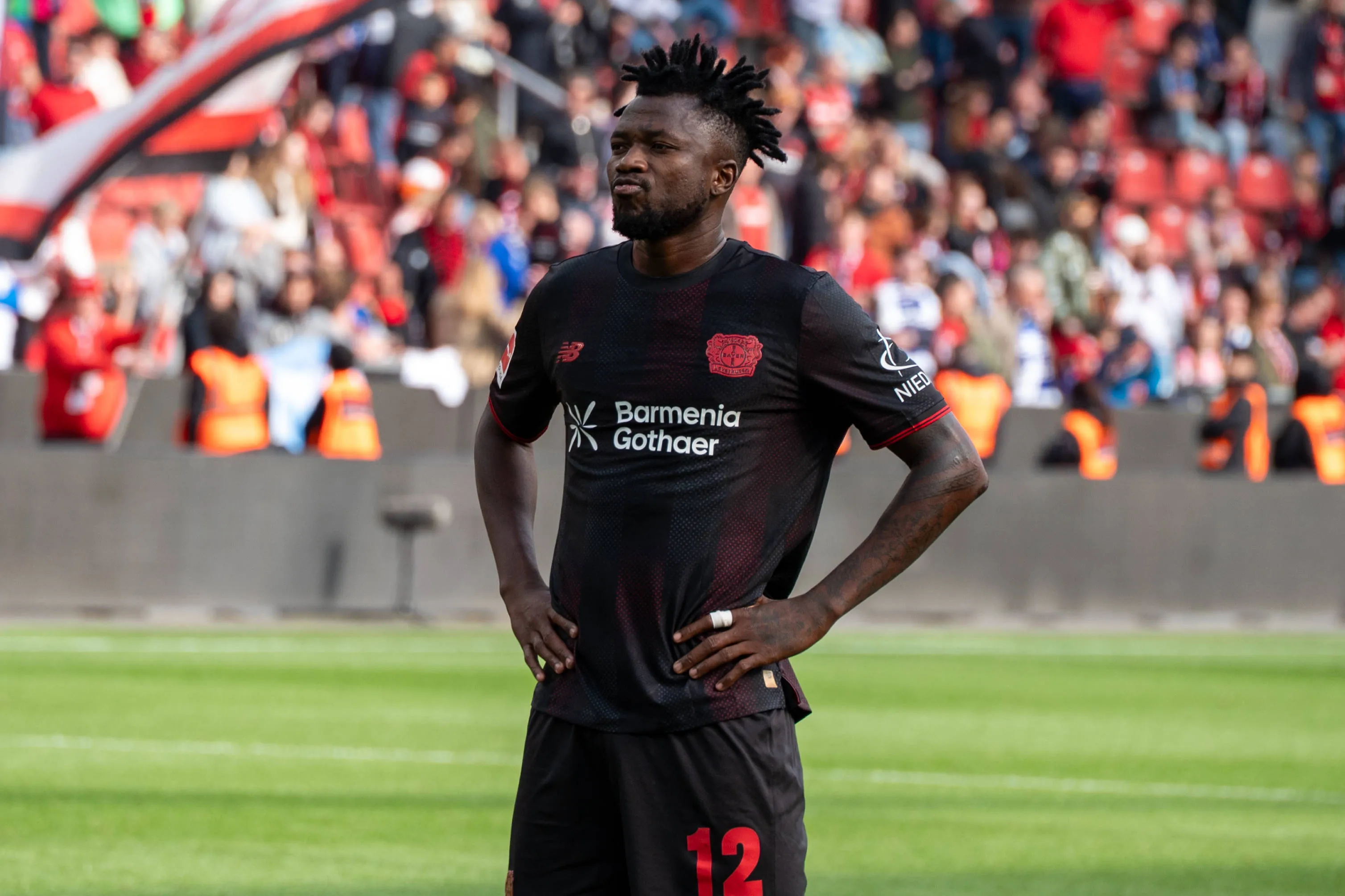 Edmond Tapsoba of Bayer Leverkusen