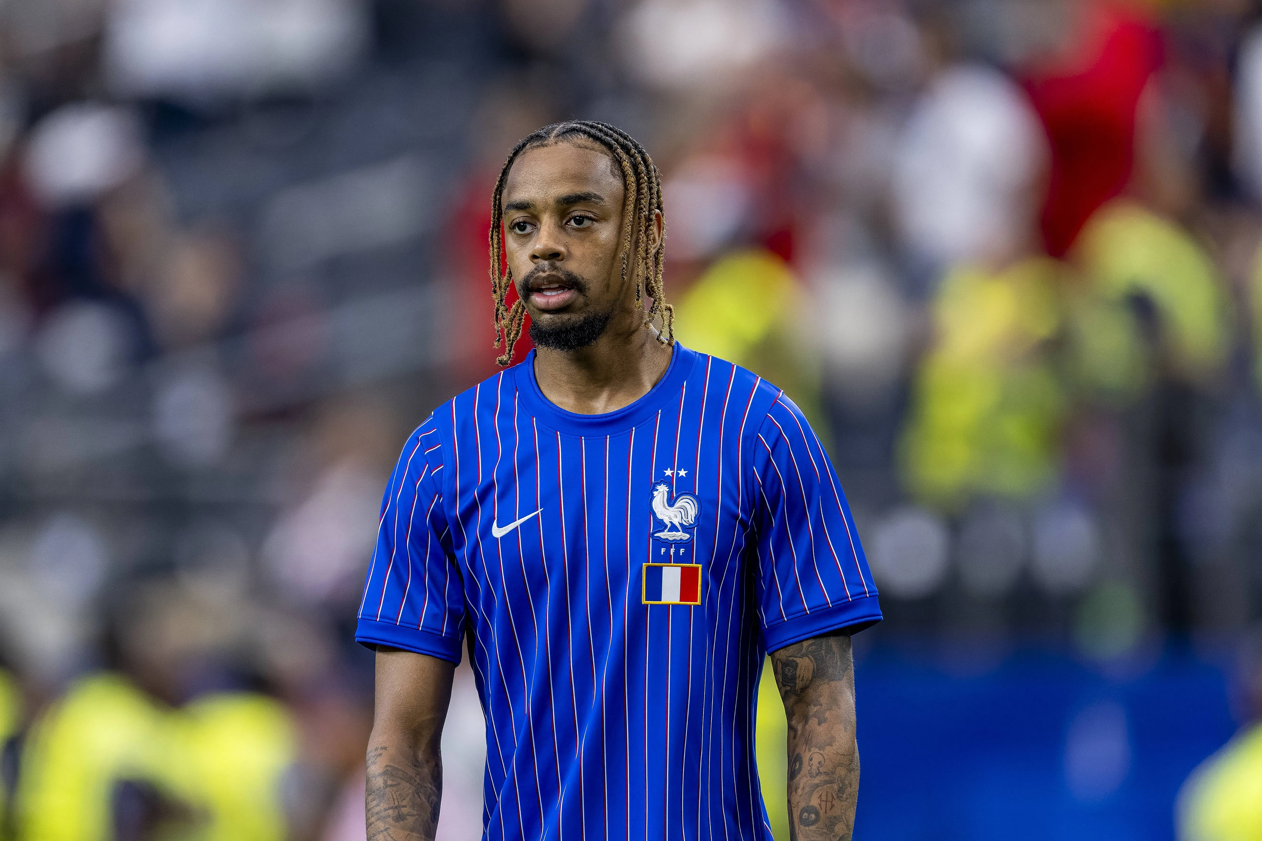 Bradley Barcola of France during the 2026 World Cup