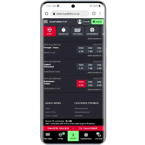 How to bet on Supabet app