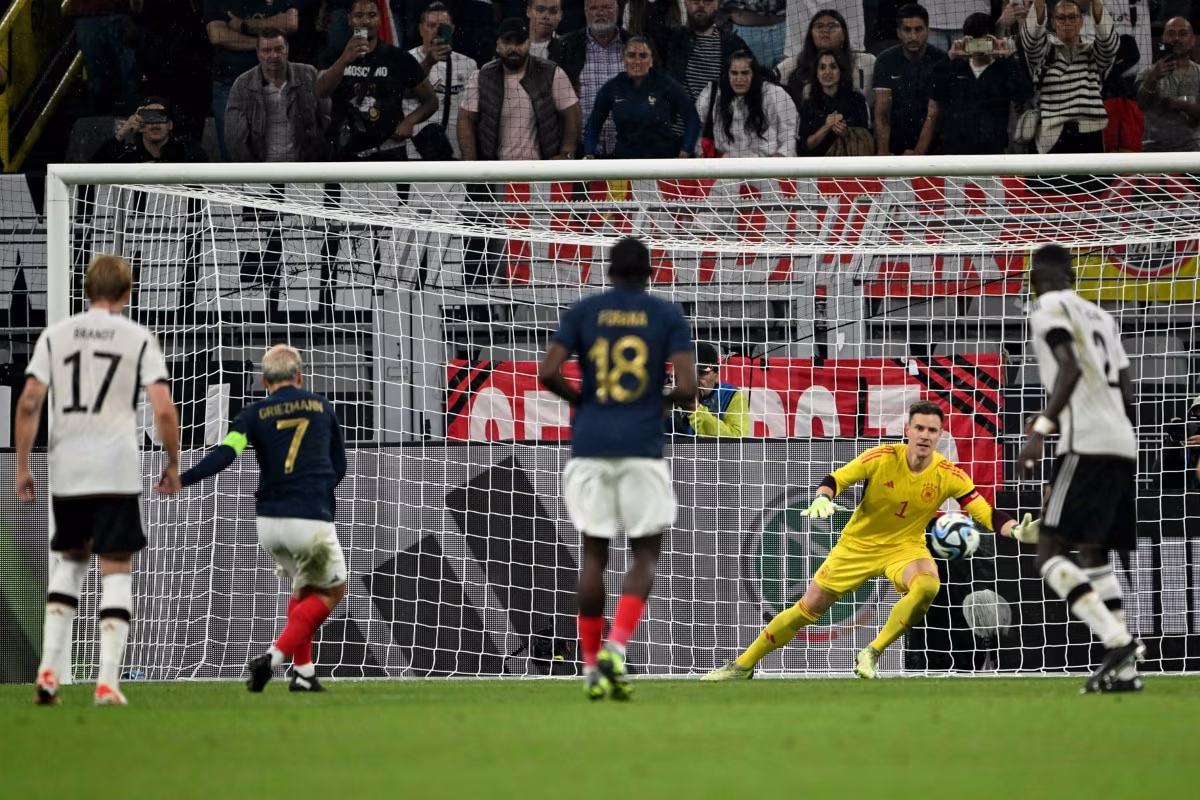 France vs Germany last five H2Hs