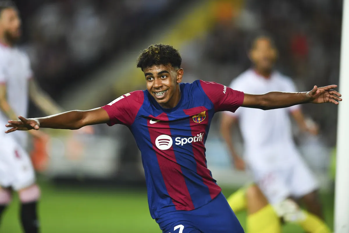 Yamal amongst Best Football Manager 24 wonderkids