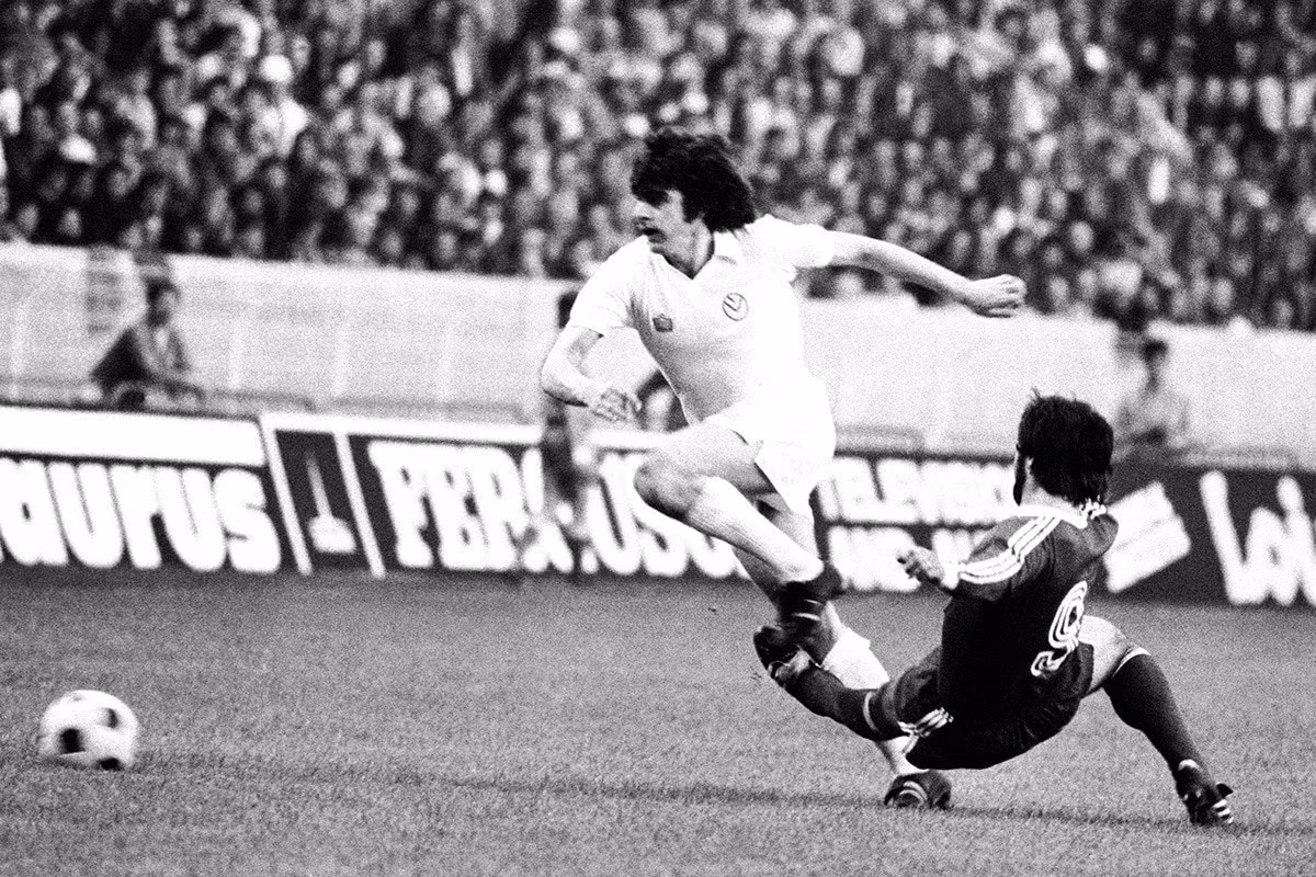 Leeds United's Peter Lorimer
