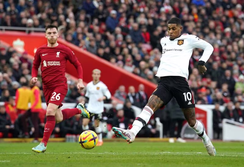 Manchester United's Marcus Rashford